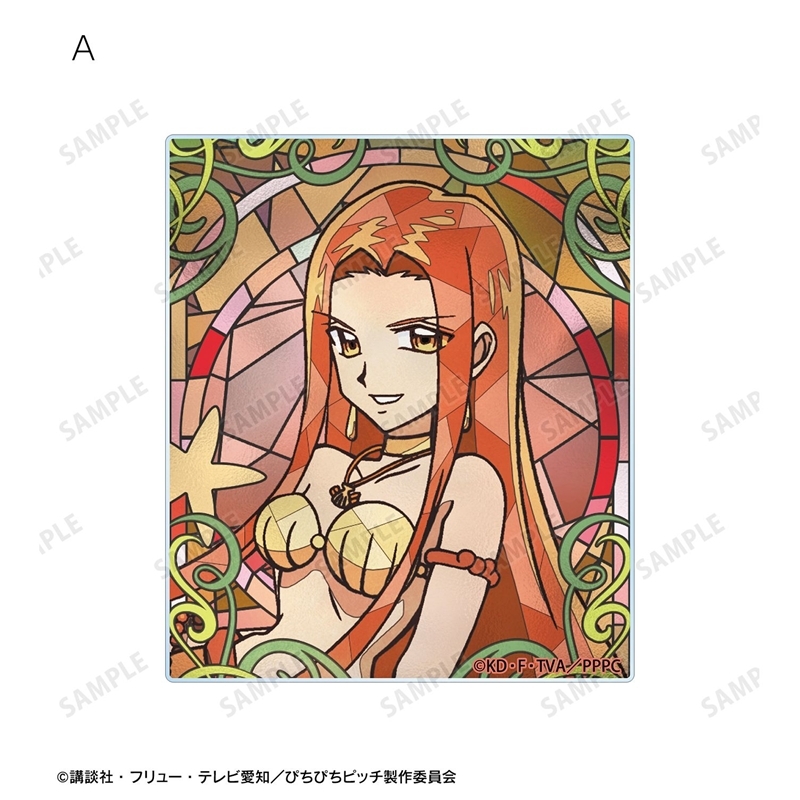 アニメ「ぴちぴちピッチ」 沙羅 Aure Glass アクリルカード2種セット 画像 3 | AniSmile