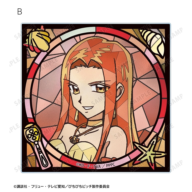 アニメ「ぴちぴちピッチ」 沙羅 Aure Glass アクリルカード2種セット 画像 4 | AniSmile