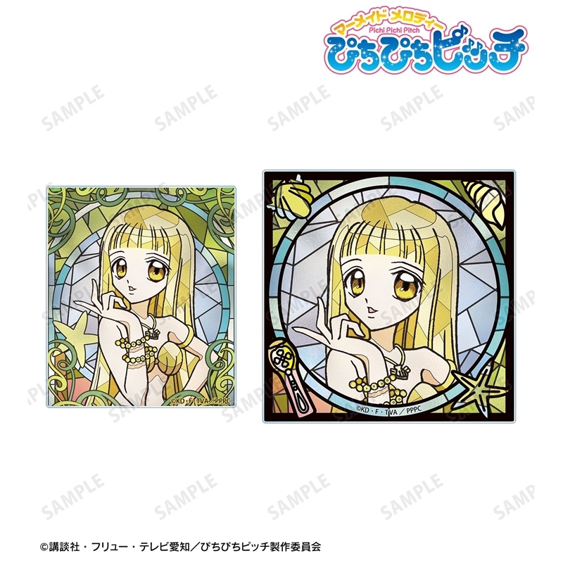 アニメ「ぴちぴちピッチ」 ココ Aure Glass アクリルカード2種セット 画像 2 | AniSmile