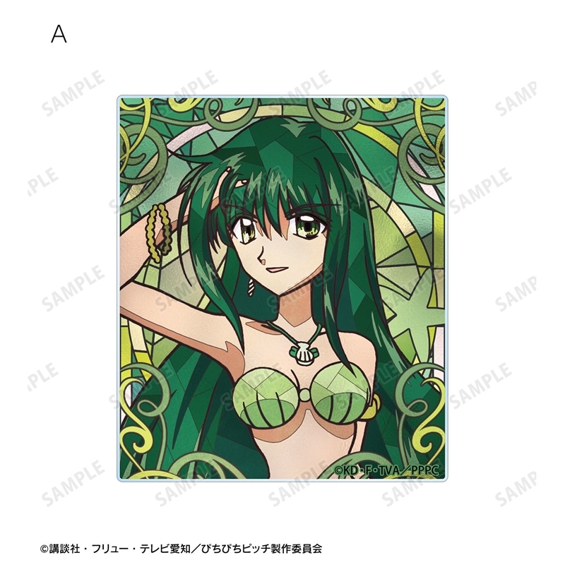 アニメ「ぴちぴちピッチ」 リナ Aure Glass アクリルカード2種セット 画像 3 | AniSmile