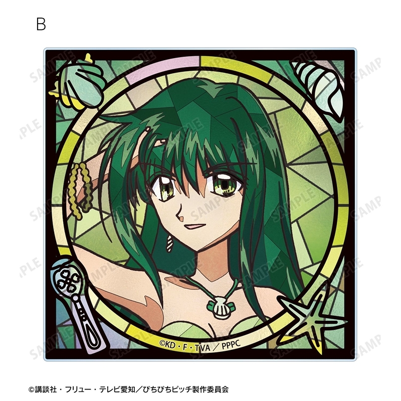 アニメ「ぴちぴちピッチ」 リナ Aure Glass アクリルカード2種セット 画像 4 | AniSmile