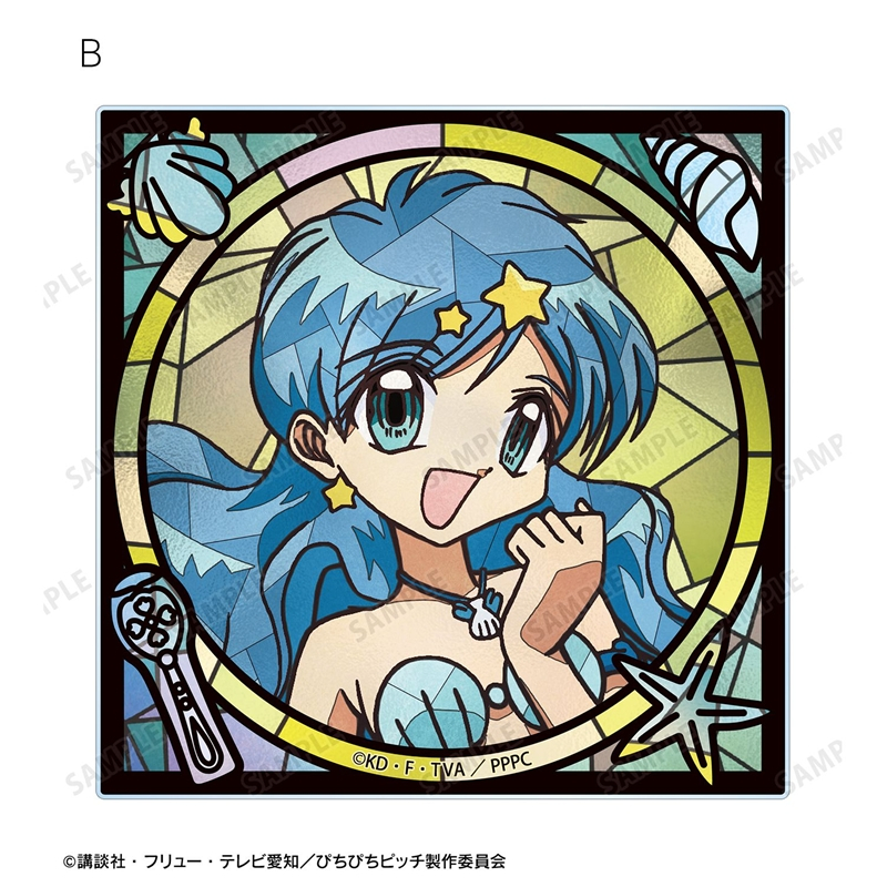 アニメ「ぴちぴちピッチ」 波音 Aure Glass アクリルカード2種セット 画像 4 | AniSmile