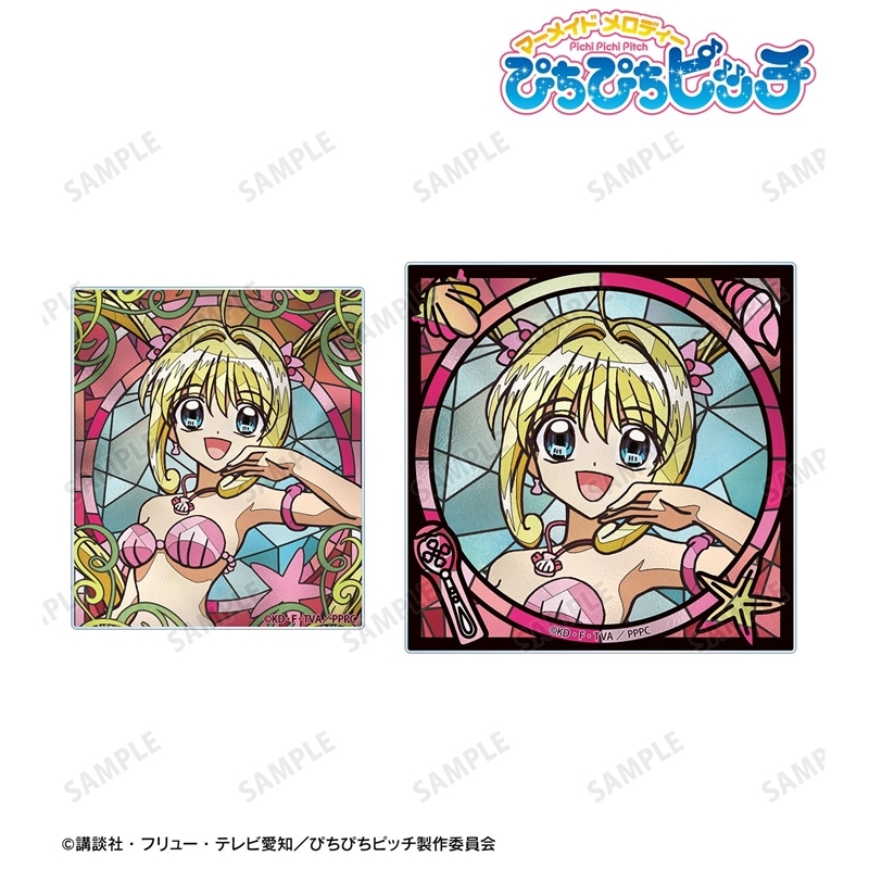 アニメ「ぴちぴちピッチ」 るちあ Aure Glass アクリルカード2種セット 画像 2 | AniSmile