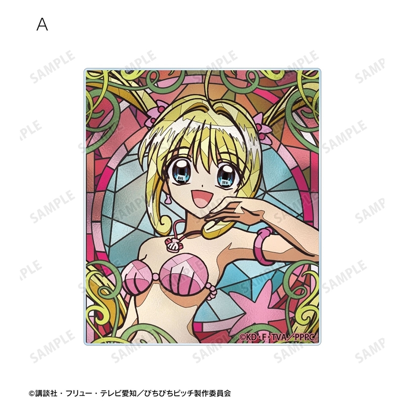 アニメ「ぴちぴちピッチ」 るちあ Aure Glass アクリルカード2種セット 画像 3 | AniSmile