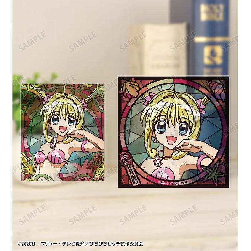 アニメ「ぴちぴちピッチ」 るちあ Aure Glass アクリルカード2種セット 画像 5 | AniSmile