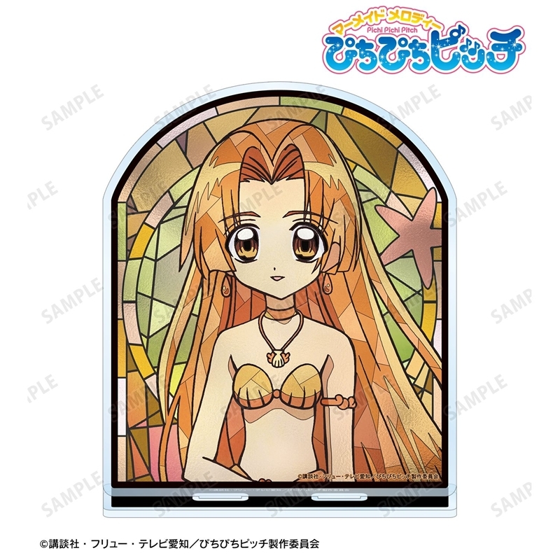 アニメ「ぴちぴちピッチ」 星羅 Aure Glass BIGアクリルスタンド 画像 2 | AniSmile