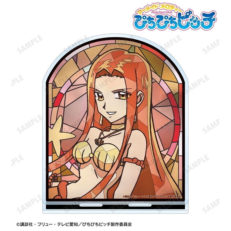 アニメ「ぴちぴちピッチ」 沙羅 Aure Glass BIGアクリルスタンド 画像 2 | AniSmile