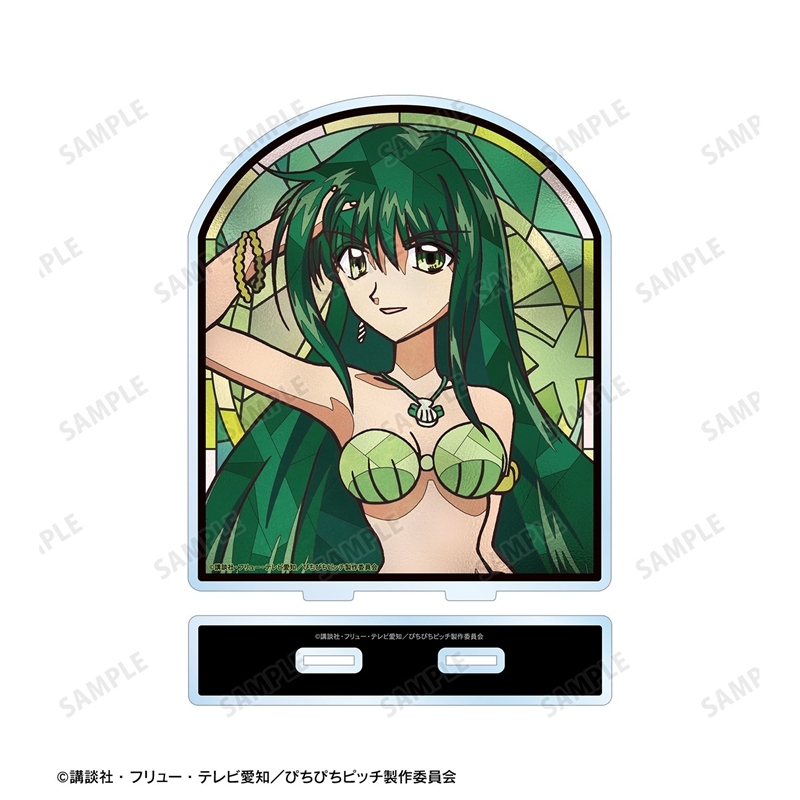 アニメ「ぴちぴちピッチ」 リナ Aure Glass BIGアクリルスタンド 画像 3 | AniSmile