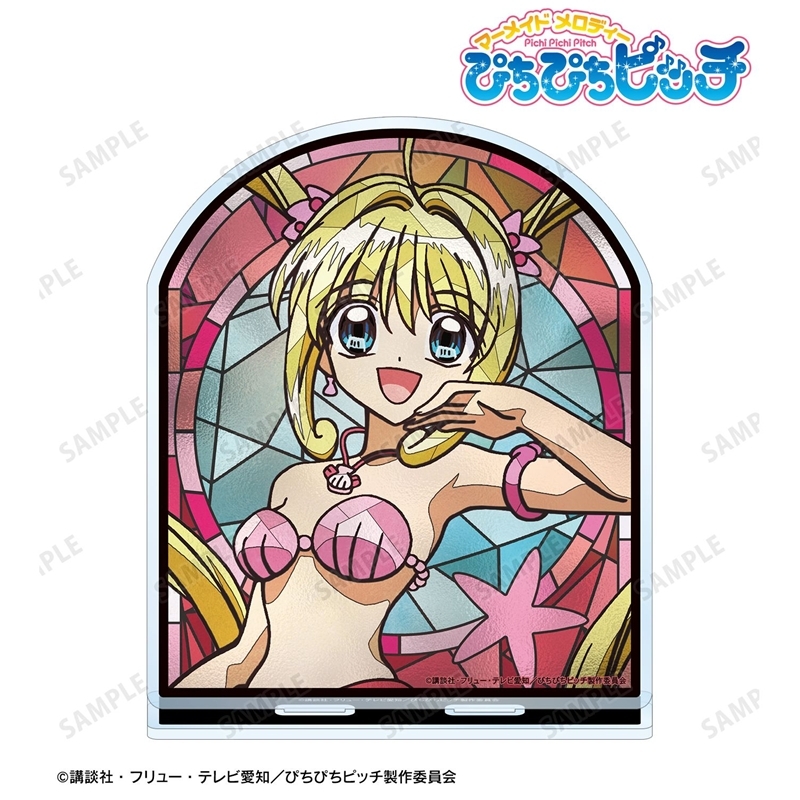 アニメ「ぴちぴちピッチ」 るちあ Aure Glass BIGアクリルスタンド 画像 2 | AniSmile