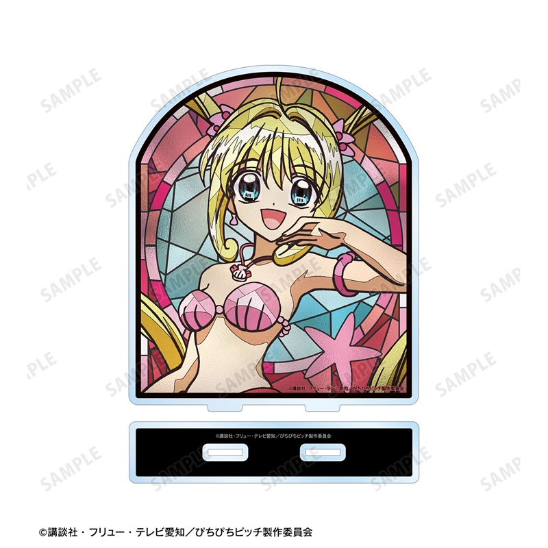 アニメ「ぴちぴちピッチ」 るちあ Aure Glass BIGアクリルスタンド 画像 3 | AniSmile