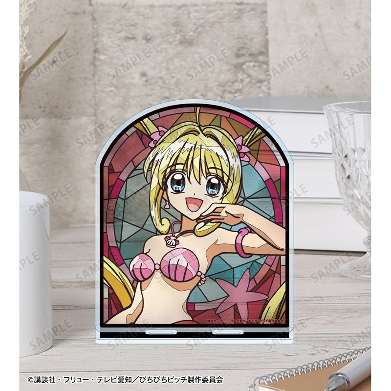 アニメ「ぴちぴちピッチ」 るちあ Aure Glass BIGアクリルスタンド 画像 4 | AniSmile