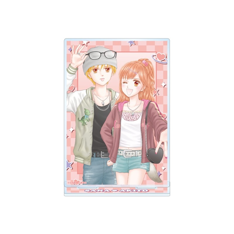 こどものおもちゃ 小花美穂先生 描き下ろし 倉田紗南&羽山秋人 平成ファッションver. BIGアクリルスタンド - 公式商品画像 | AniSmile