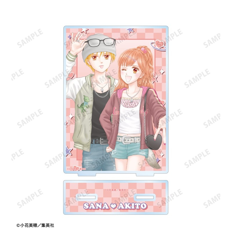 こどものおもちゃ 小花美穂先生 描き下ろし 倉田紗南&羽山秋人 平成ファッションver. BIGアクリルスタンド 画像 3 | AniSmile