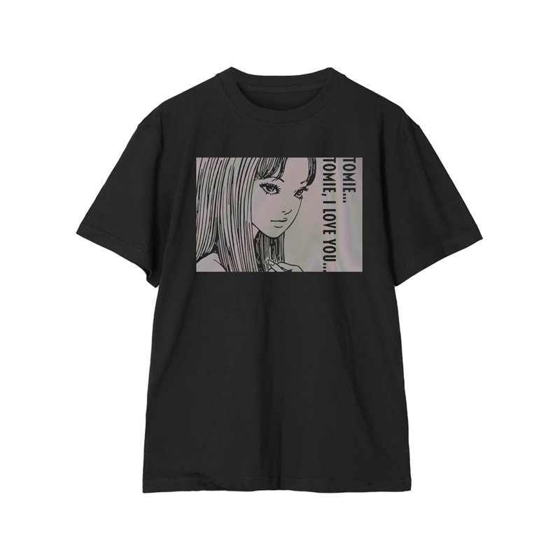 伊藤潤二『マニアック』 富江 オーロラフラッシュプリントTシャツ ver.Aレディース(サイズ/XL) - 公式商品画像 | AniSmile