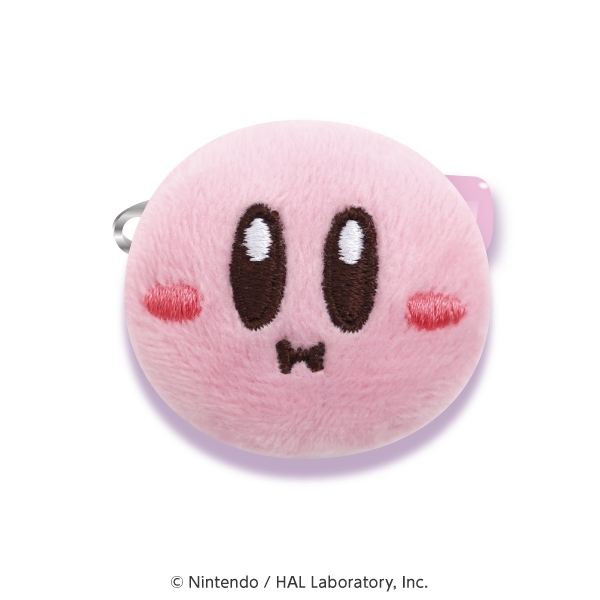 星のカービィ もふもふバッジ ⑦カービィ ホバリング (フェイス) - 公式商品画像 | AniSmile