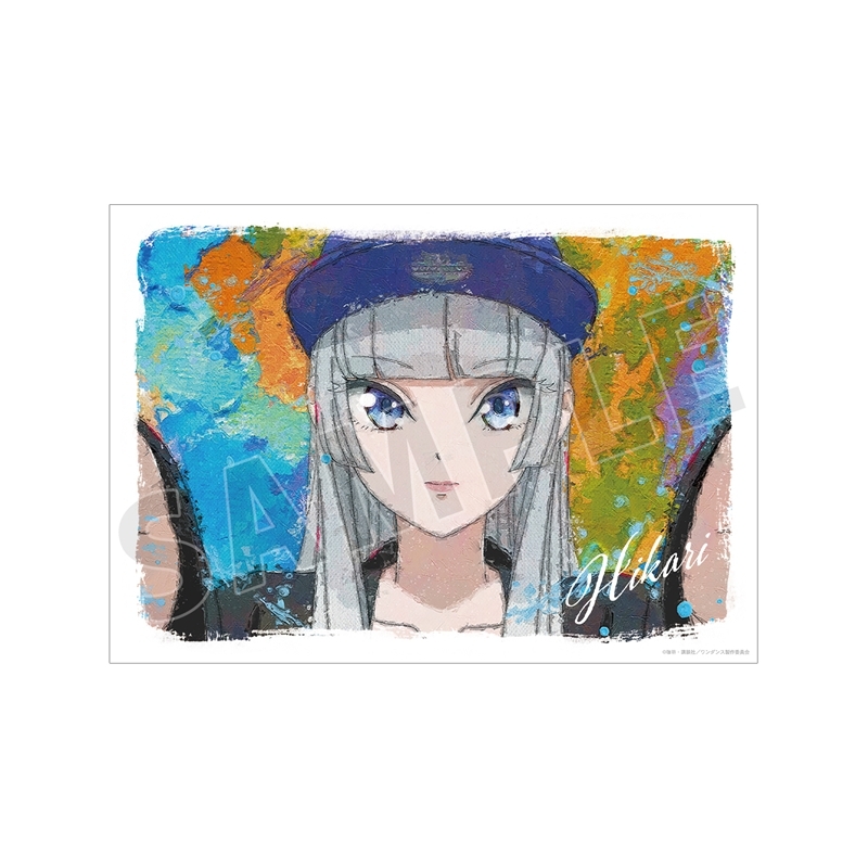 TVアニメ「ワンダンス」 湾田光莉 grunge CANVAS A3マット加工ポスター - 公式商品画像 | AniSmile