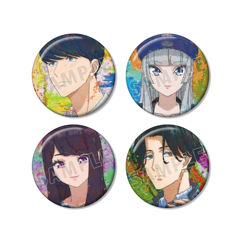 TVアニメ「ワンダンス」 grunge CANVAS 缶バッジ4個セット - 公式商品画像 | AniSmile