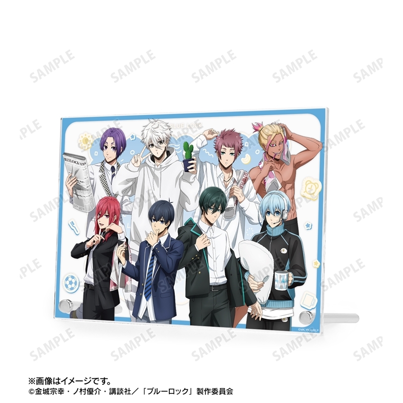 TVアニメ『ブルーロック』 描き下ろし 集合 モーニングルーティンver. A5アクリルパネル 画像 3 | AniSmile