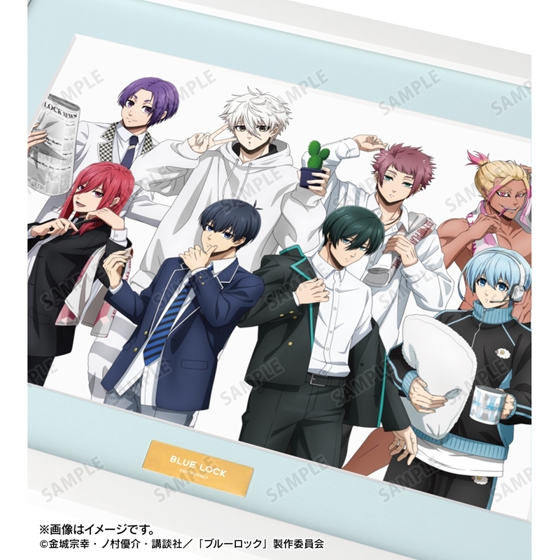TVアニメ『ブルーロック』 描き下ろし 集合 モーニングルーティンver. キャラファイングラフ 画像 3 | AniSmile