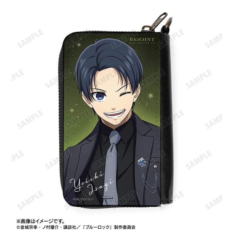 TVアニメ『ブルーロック』 描き下ろし 潔 世一 スーツモデルver. カードポケット付きミニ財布 画像 3 | AniSmile