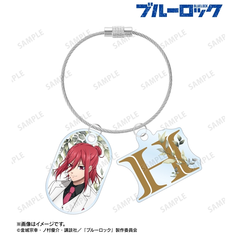 TVアニメ『ブルーロック』 描き下ろし 千切 豹馬 スーツモデルver. 第2弾 2連ワイヤーアクリルキーホルダー 画像 2 | AniSmile