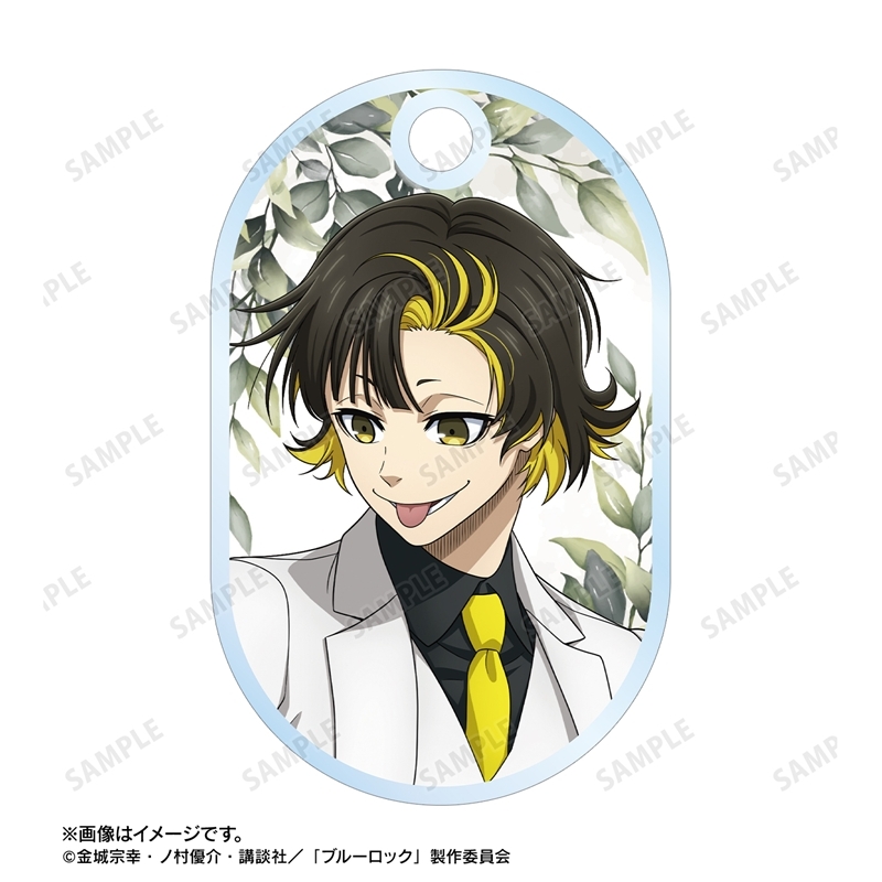 TVアニメ『ブルーロック』 描き下ろし 蜂楽 廻 スーツモデルver. 第2弾 2連ワイヤーアクリルキーホルダー 画像 3 | AniSmile