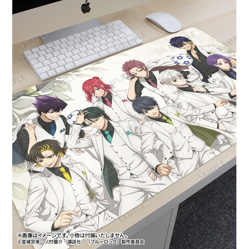 TVアニメ『ブルーロック』 描き下ろし 集合 スーツモデルver. 第2弾 マルチデスクマット 画像 3 | AniSmile