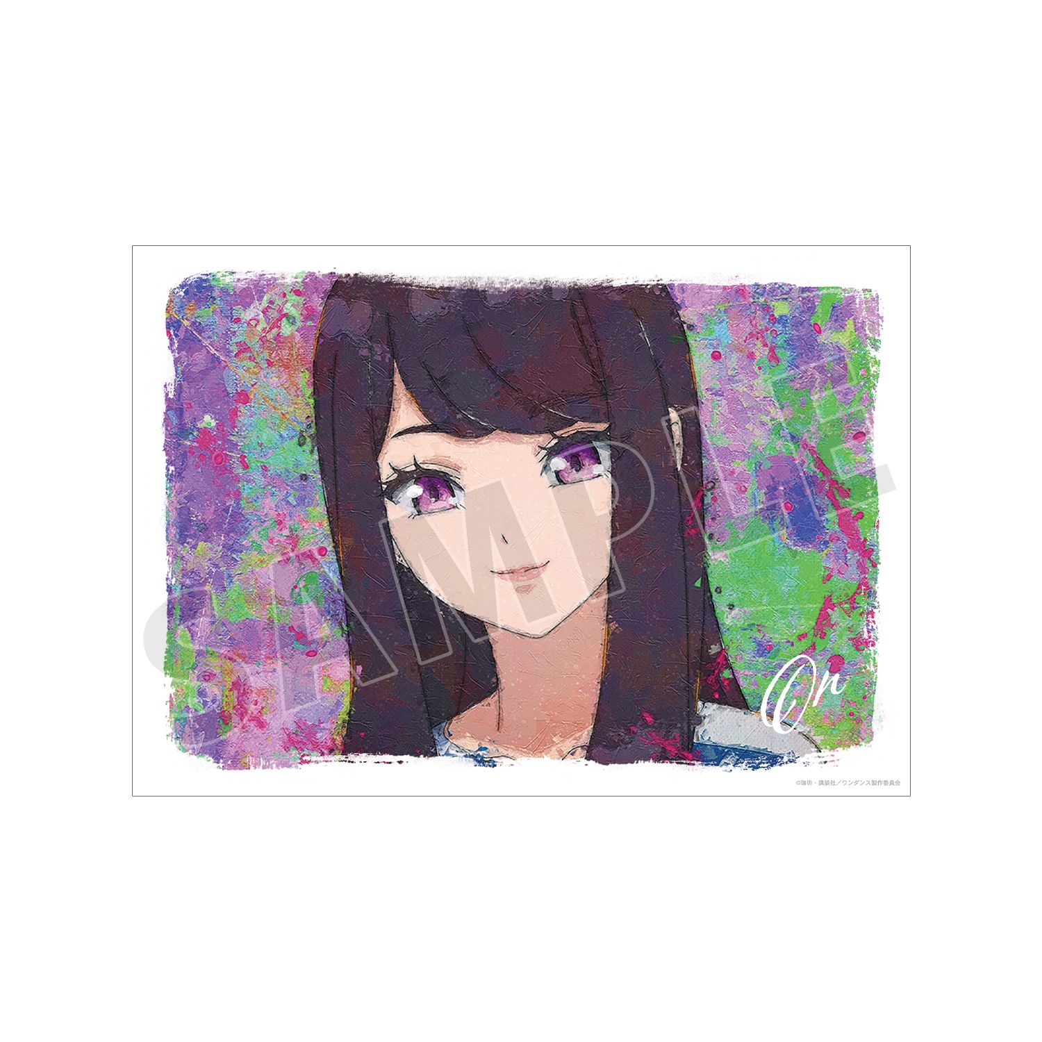 TVアニメ「ワンダンス」 宮尾恩 grunge CANVAS A3マット加工ポスター 画像 3 | AniSmile