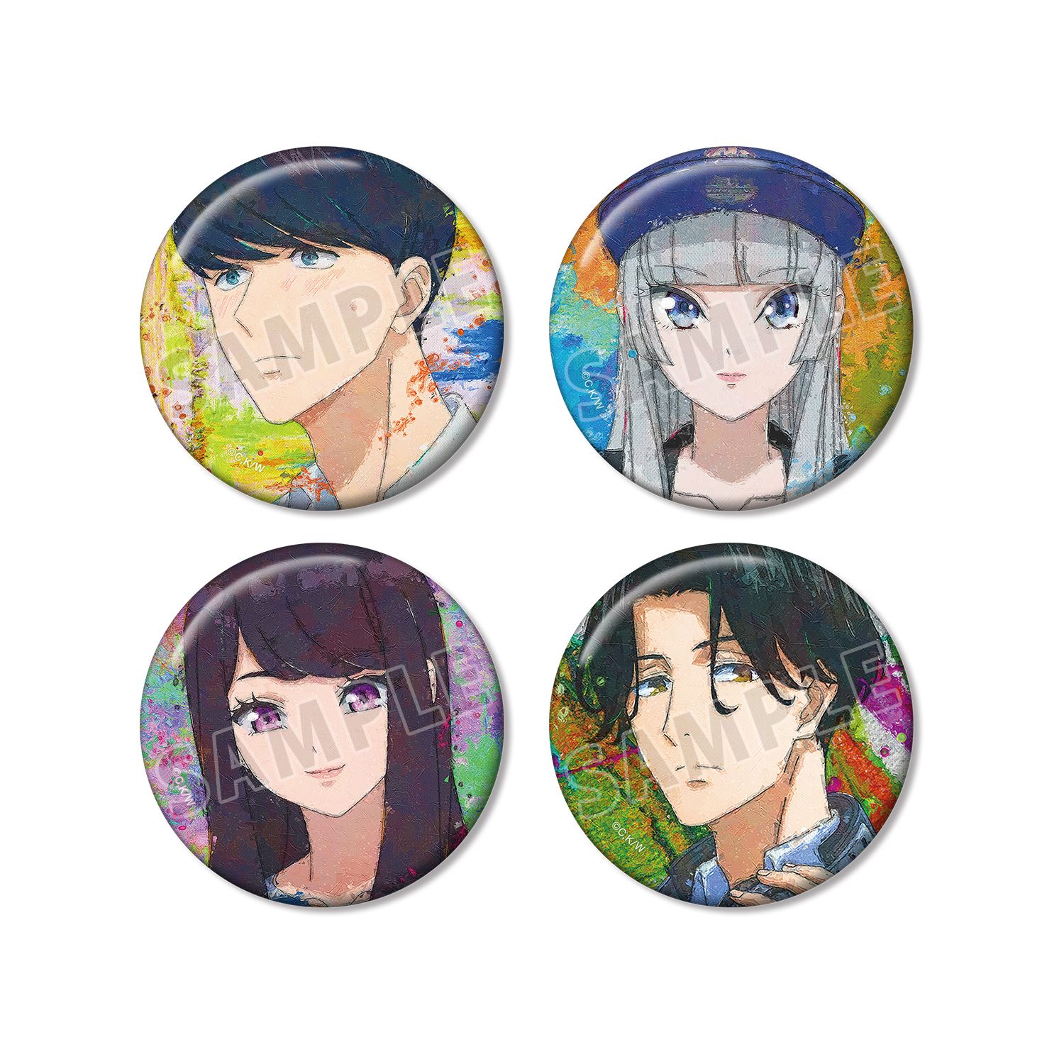 TVアニメ「ワンダンス」 grunge CANVAS 缶バッジ4個セット 画像 6 | AniSmile