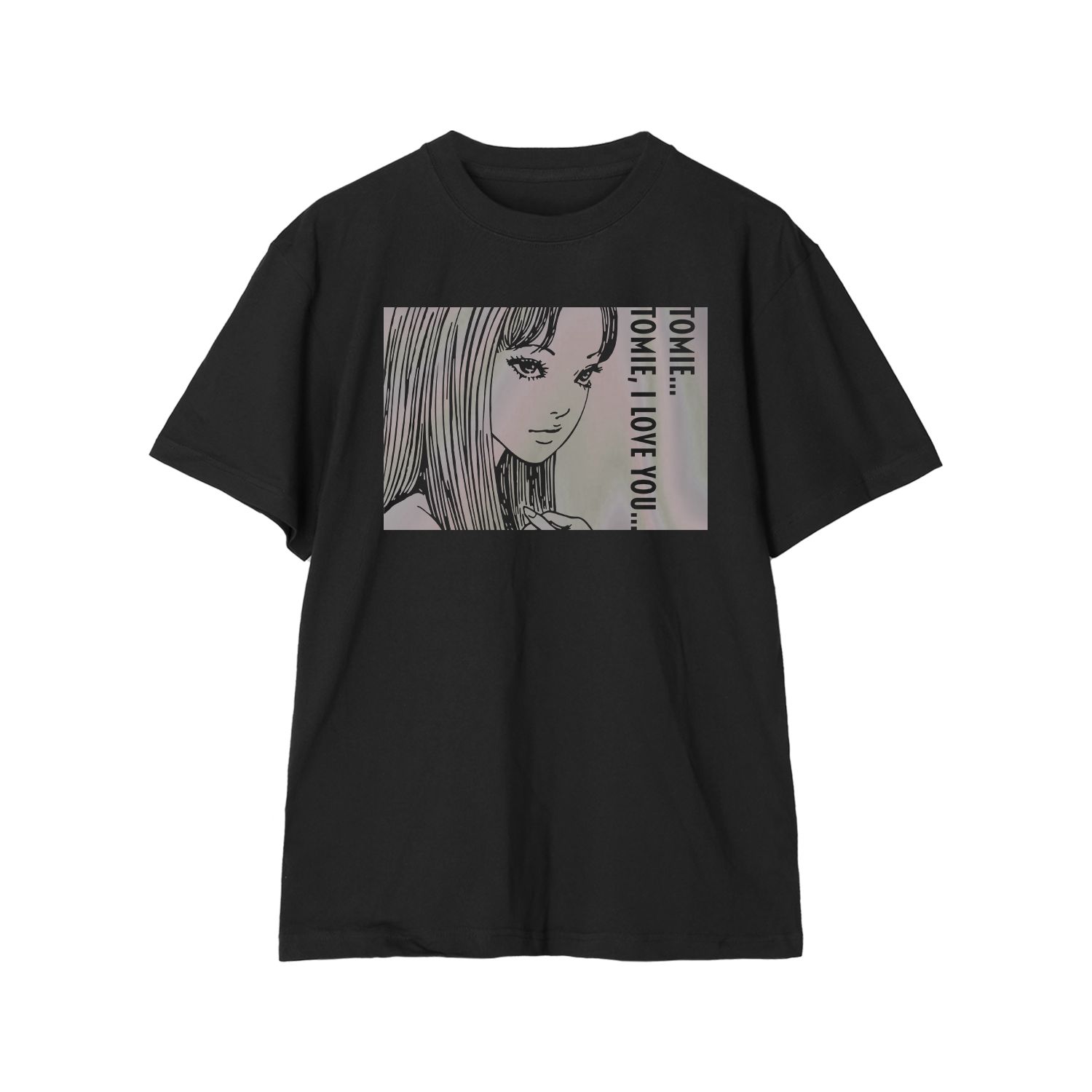 伊藤潤二『マニアック』 富江 オーロラフラッシュプリントTシャツ ver.Aメンズ(サイズ/M) 画像 6 | AniSmile