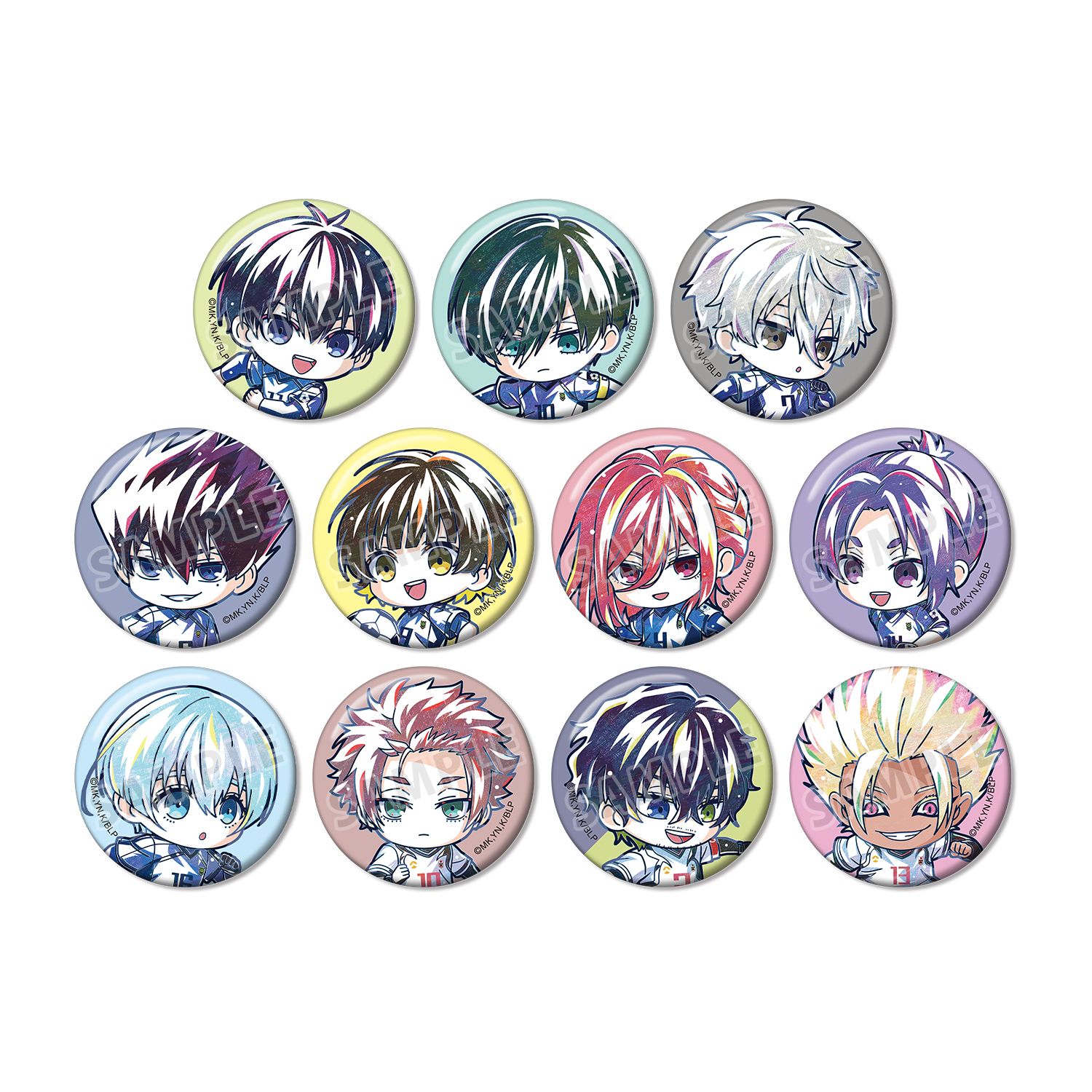 TVアニメ『ブルーロック』 トレーディング デフォルメAni-Art 第2弾 缶バッジ(単位/単品) 画像 4 | AniSmile