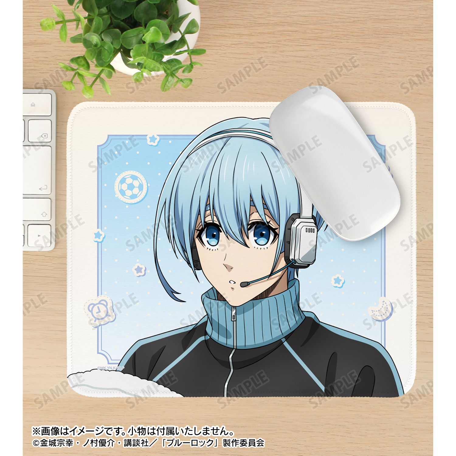 TVアニメ『ブルーロック』 描き下ろし 氷織 羊 モーニングルーティンver. マウスパッド 画像 6 | AniSmile