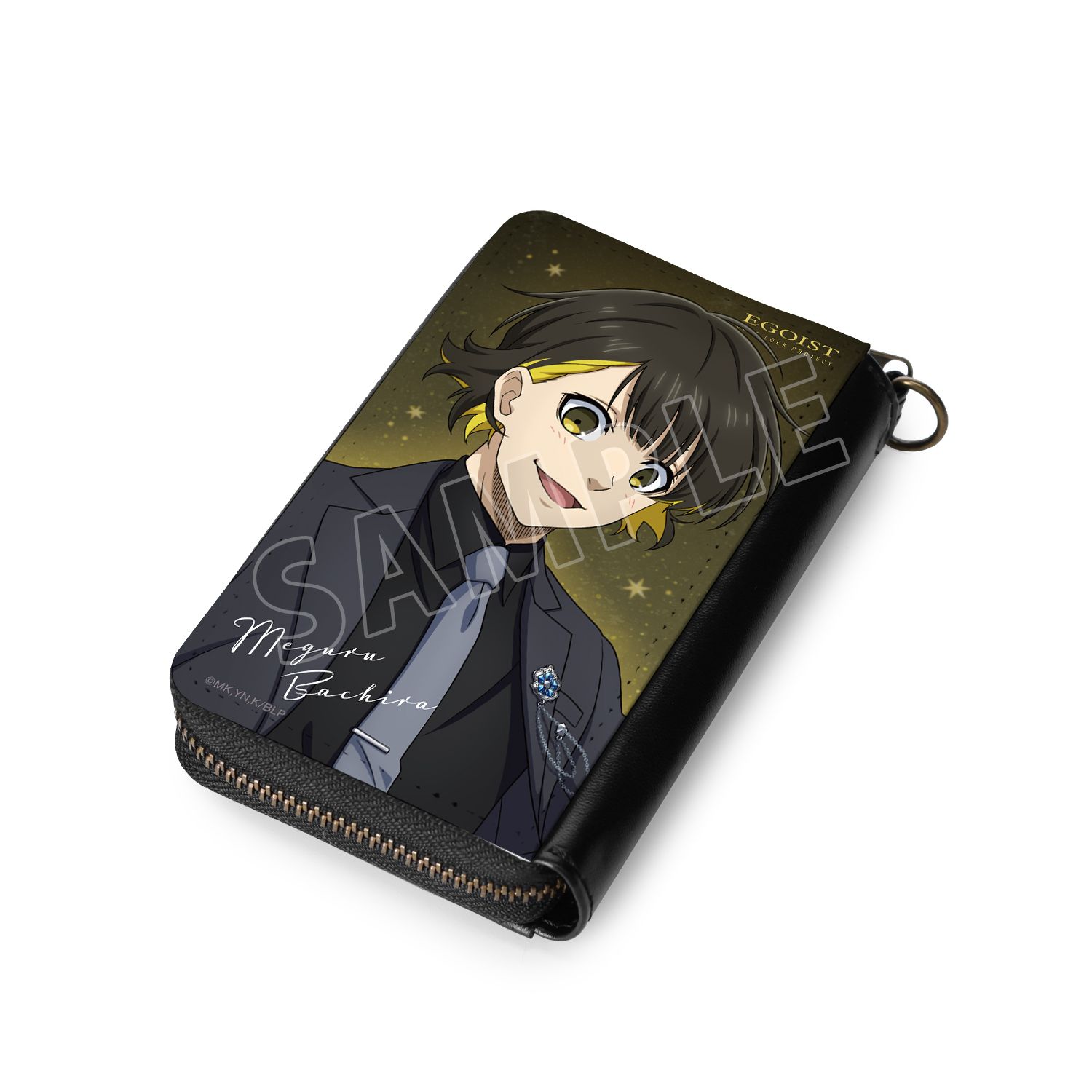 TVアニメ『ブルーロック』 描き下ろし 蜂楽 廻 スーツモデルver. カードポケット付きミニ財布 画像 6 | AniSmile