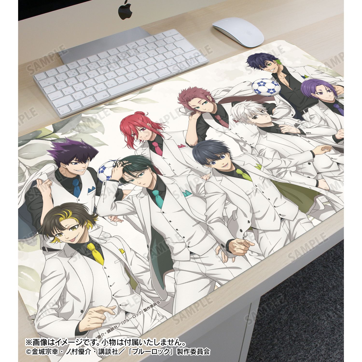 TVアニメ『ブルーロック』 描き下ろし 集合 スーツモデルver. 第2弾 マルチデスクマット 画像 6 | AniSmile