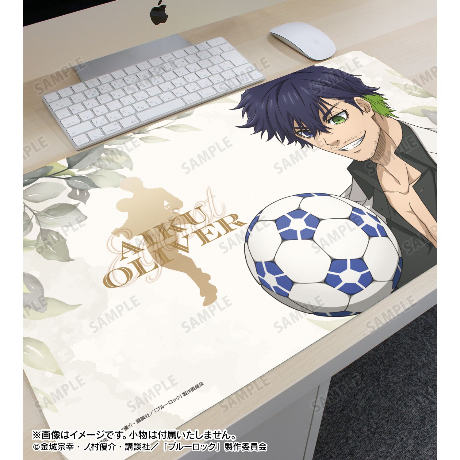 TVアニメ『ブルーロック』 描き下ろし オリヴァ・愛空 スーツモデルver. 第2弾 マルチデスクマット 画像 6 | AniSmile