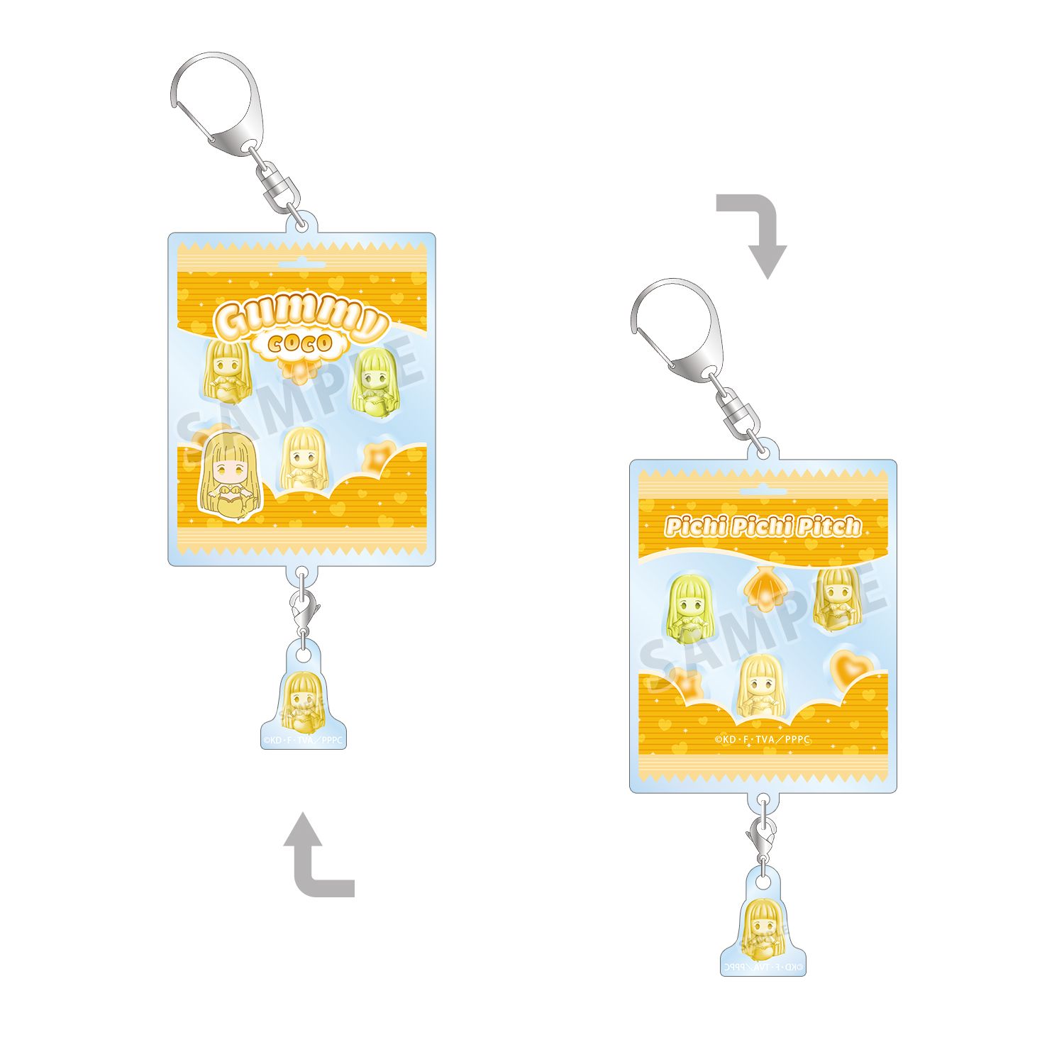 アニメ「ぴちぴちピッチ」 ココ petit-sserie シャカシャカアクリルキーホルダー 画像 6 | AniSmile