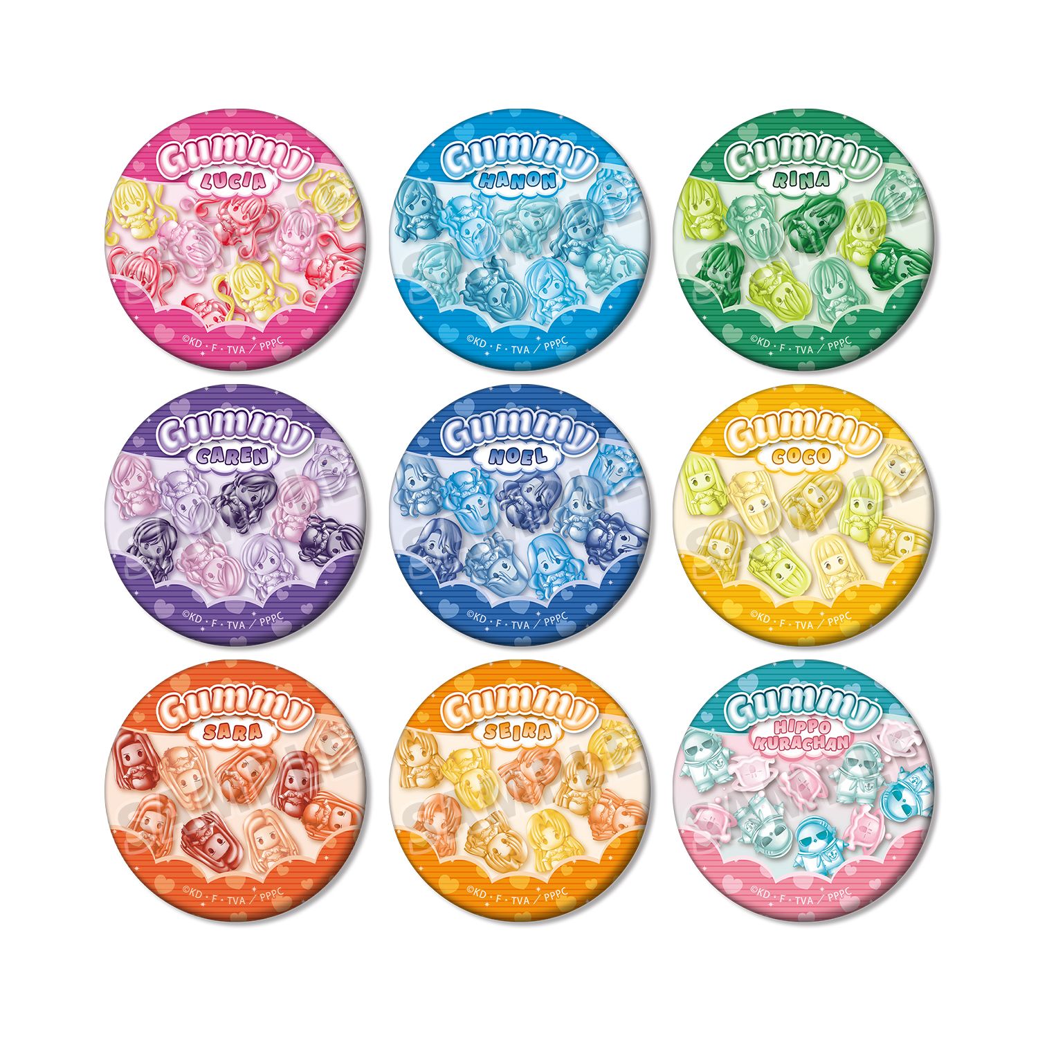 アニメ「ぴちぴちピッチ」 トレーディング petit-sserie マット缶バッジ(単位/単品) 画像 4 | AniSmile