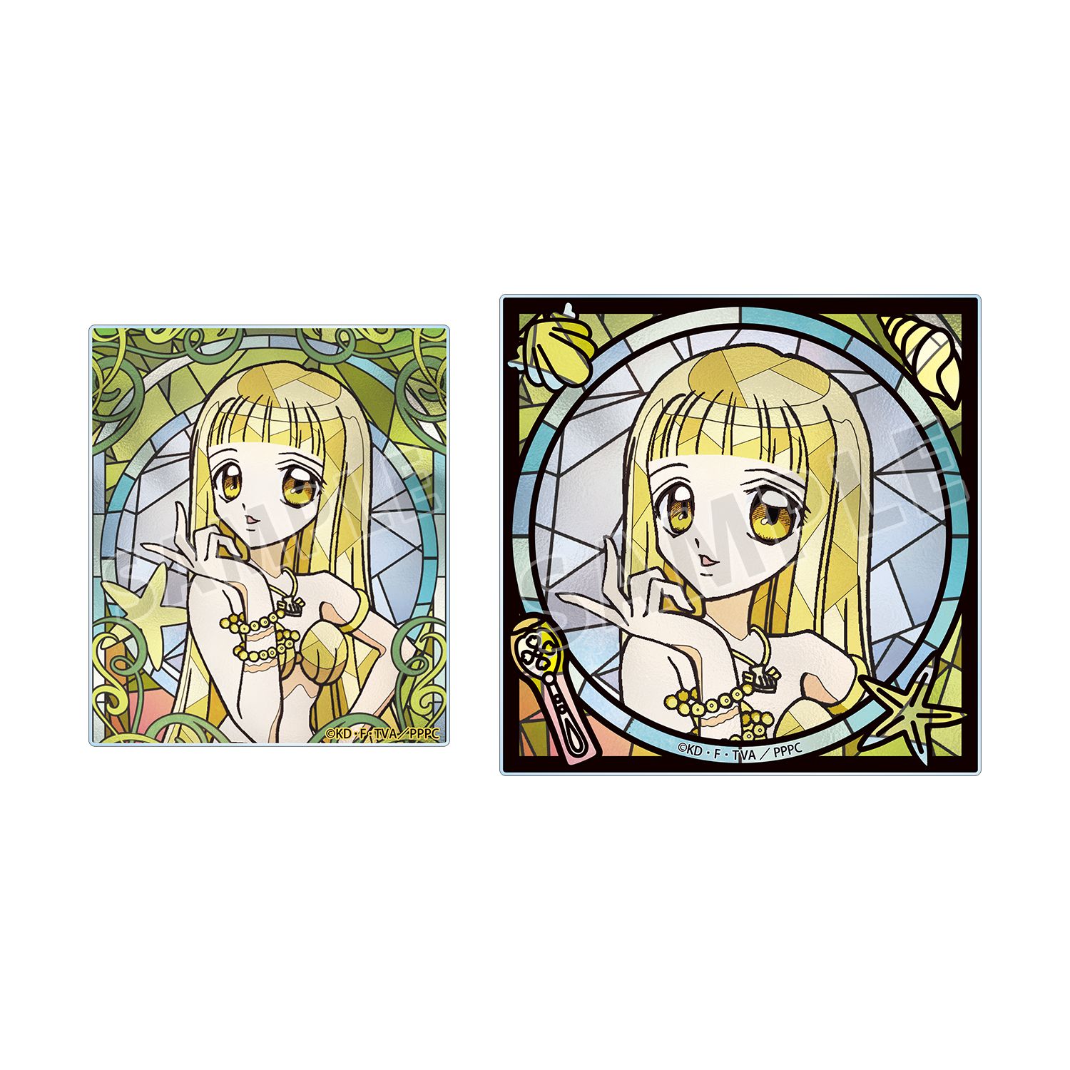 アニメ「ぴちぴちピッチ」 ココ Aure Glass アクリルカード2種セット 画像 6 | AniSmile