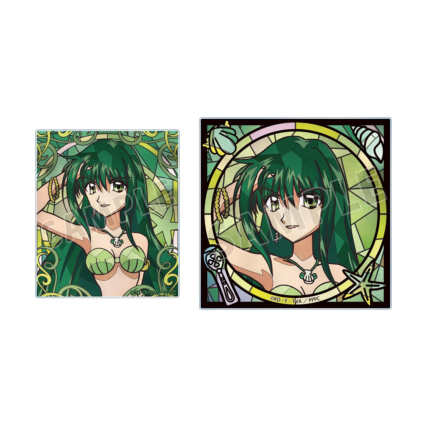 アニメ「ぴちぴちピッチ」 リナ Aure Glass アクリルカード2種セット 画像 6 | AniSmile