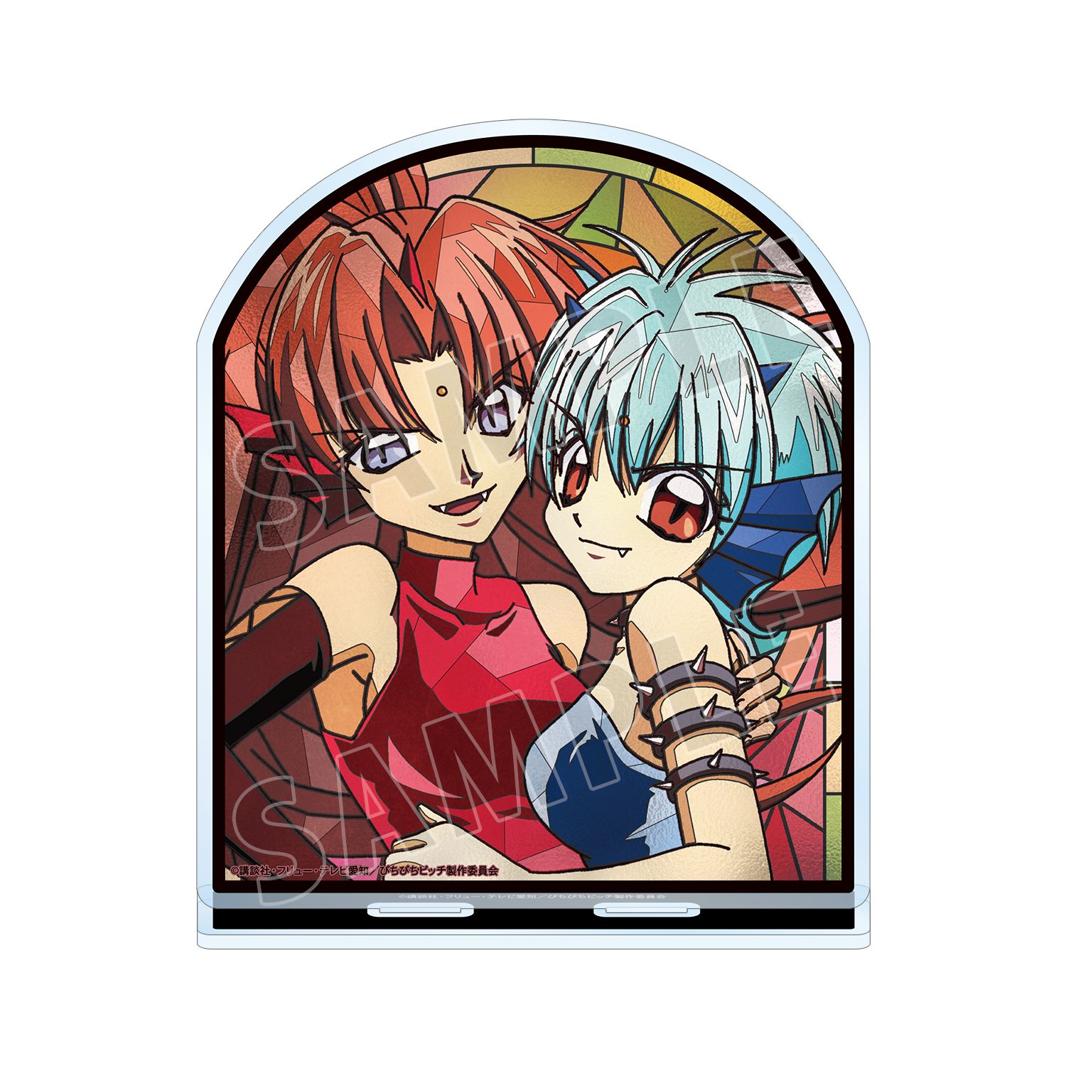 アニメ「ぴちぴちピッチ」 ブラック・ビューティー・シスターズ Aure Glass BIGアクリルスタンド 画像 6 | AniSmile