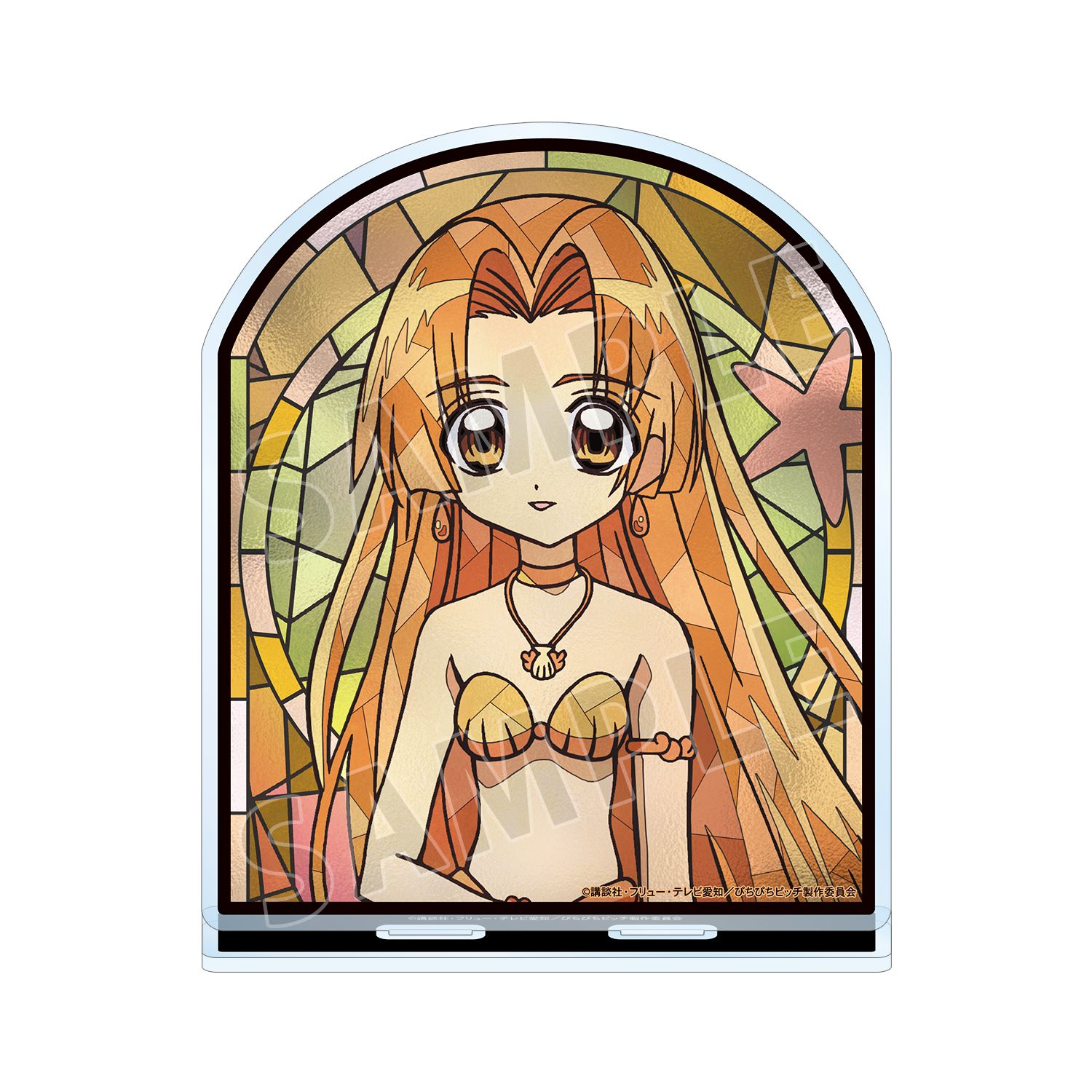 アニメ「ぴちぴちピッチ」 星羅 Aure Glass BIGアクリルスタンド 画像 6 | AniSmile