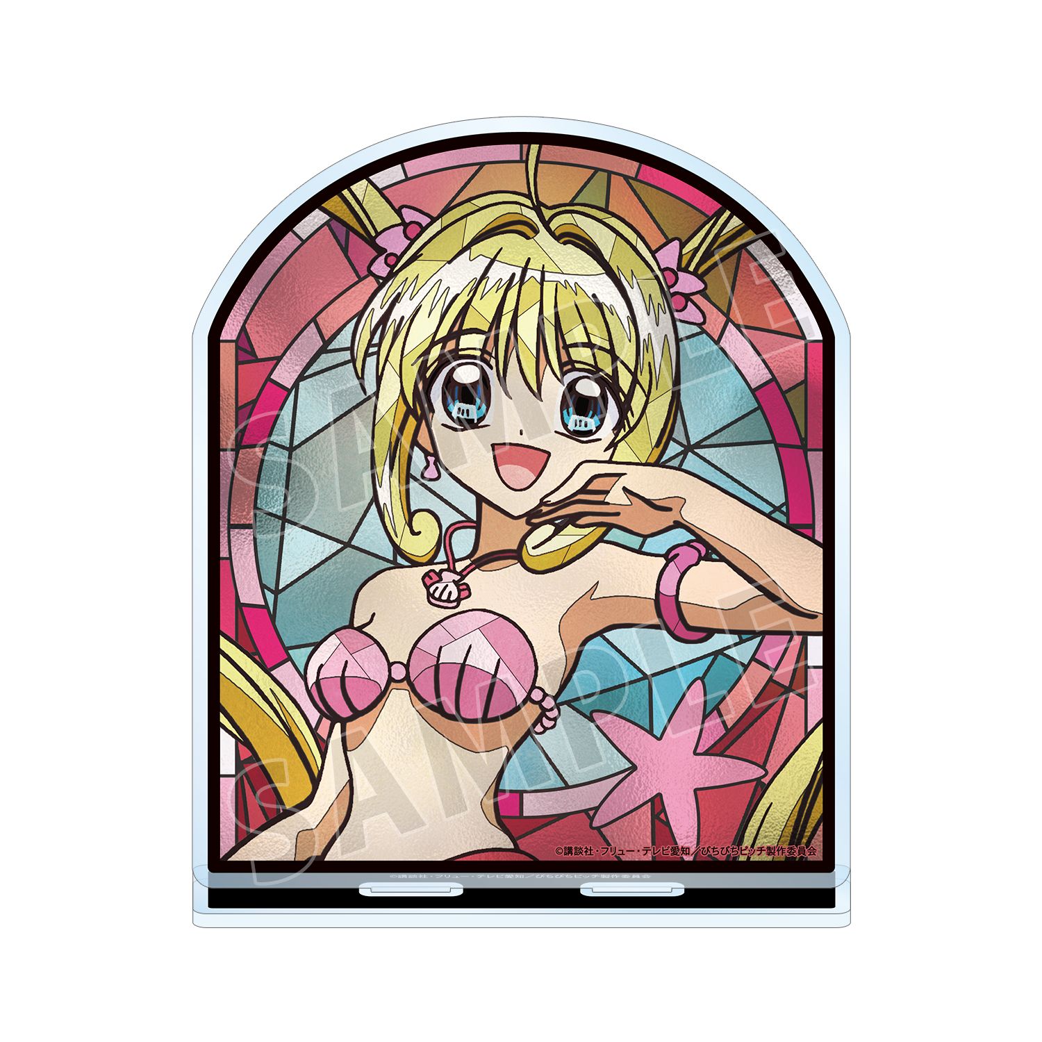 アニメ「ぴちぴちピッチ」 るちあ Aure Glass BIGアクリルスタンド 画像 6 | AniSmile