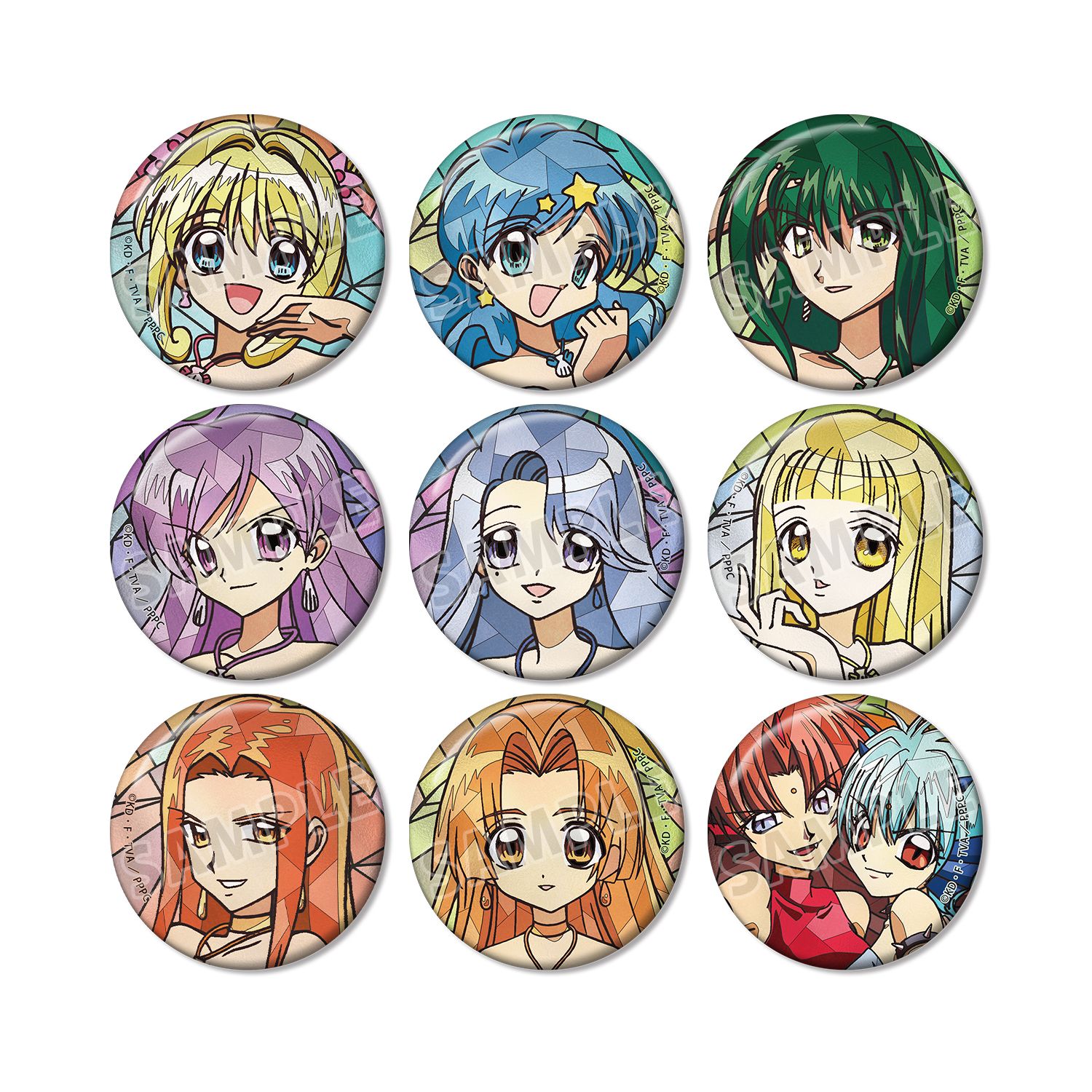 アニメ「ぴちぴちピッチ」 トレーディング Aure Glass 缶バッジ(単位/単品) 画像 3 | AniSmile