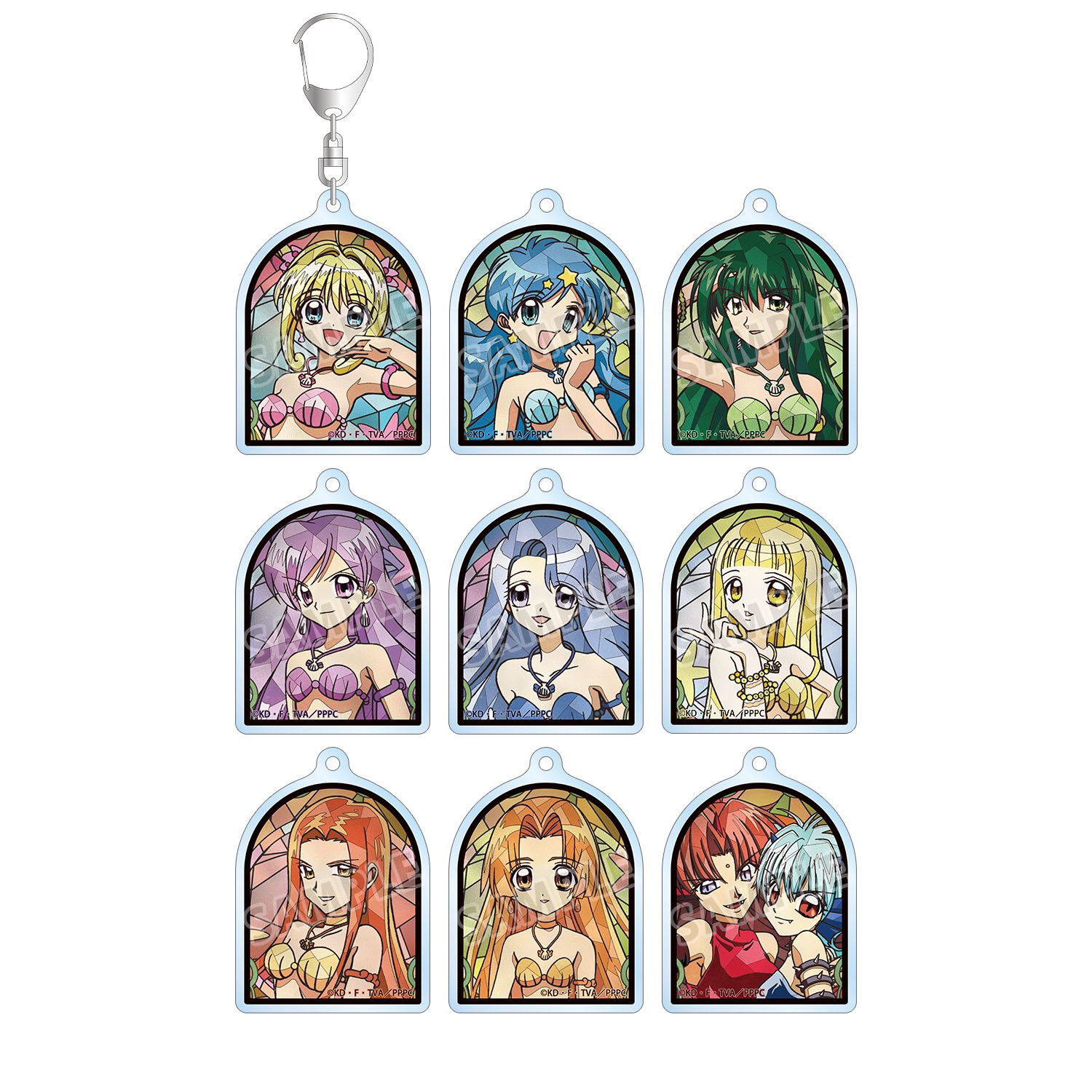 アニメ「ぴちぴちピッチ」 トレーディング Aure Glass アクリルキーホルダー(単位/単品) 画像 4 | AniSmile