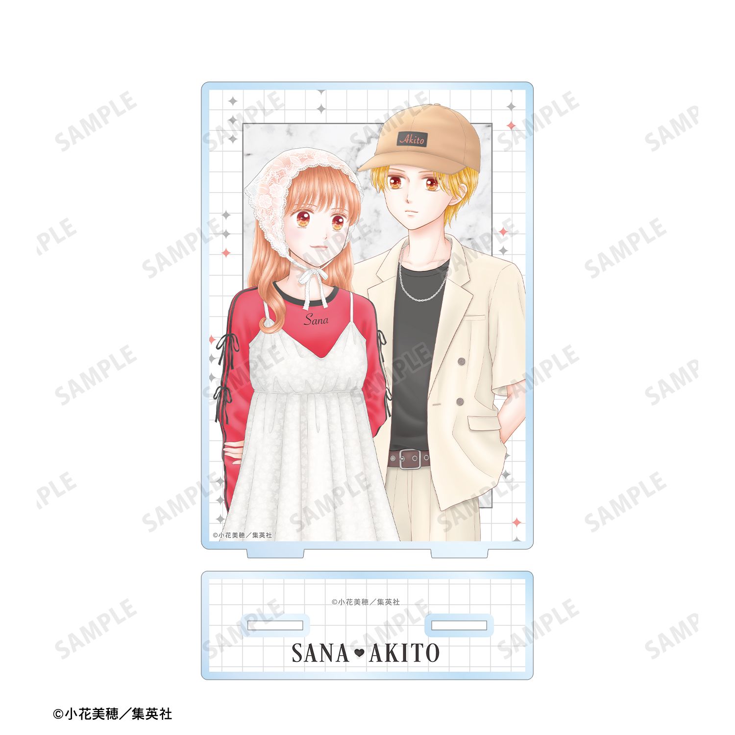 こどものおもちゃ 小花美穂先生 描き下ろし 倉田紗南&羽山秋人 令和ファッションver. BIGアクリルスタンド 画像 6 | AniSmile