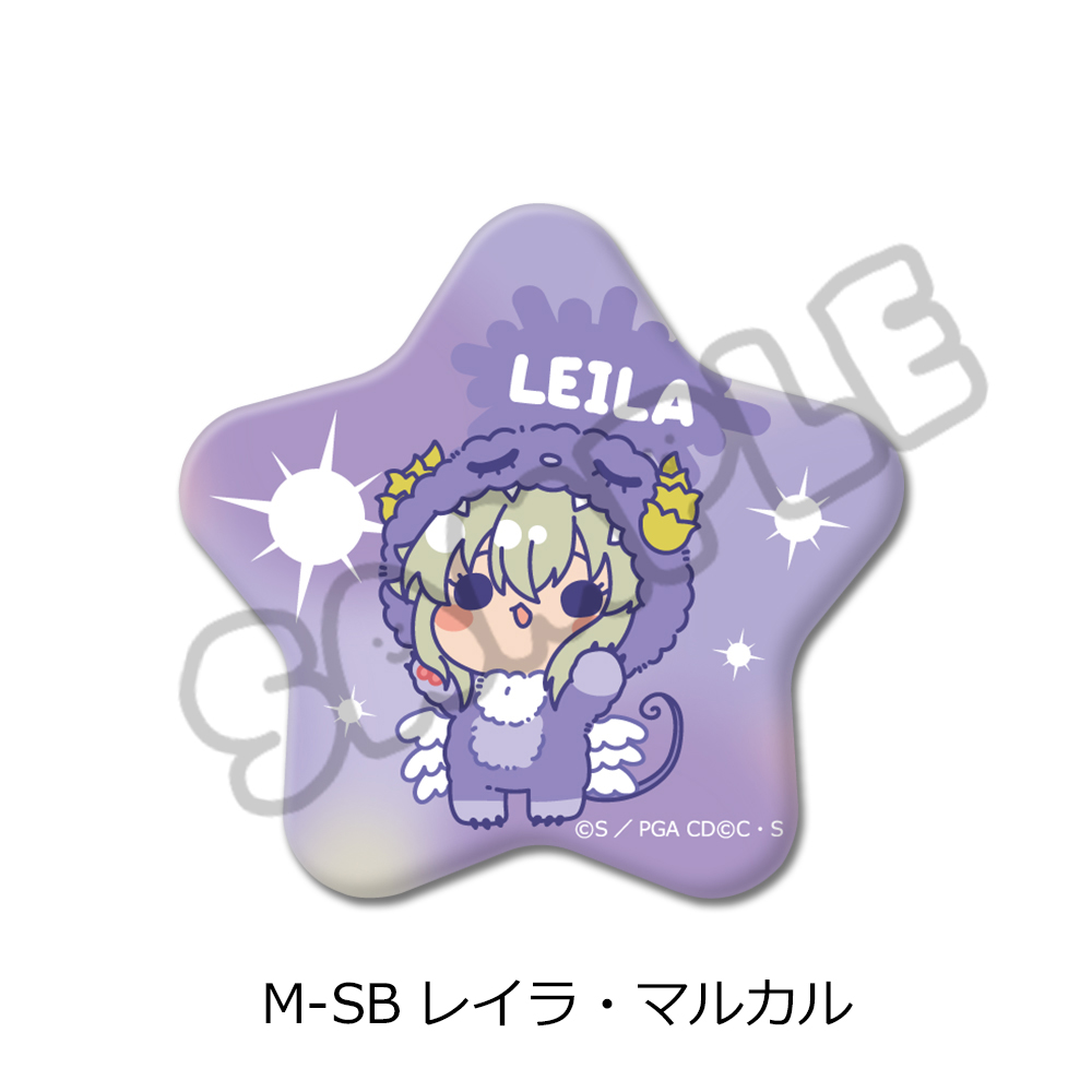 『コードギアス 亡国のアキト』第2弾 星形缶バッジ M-SB (レイラ・マルカル) 画像 3 | AniSmile