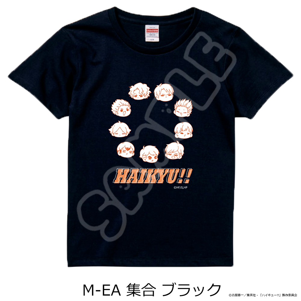「ハイキュー!!」第11弾 Tシャツ M-EA(集合) ブラック Sサイズ 画像 3 | AniSmile