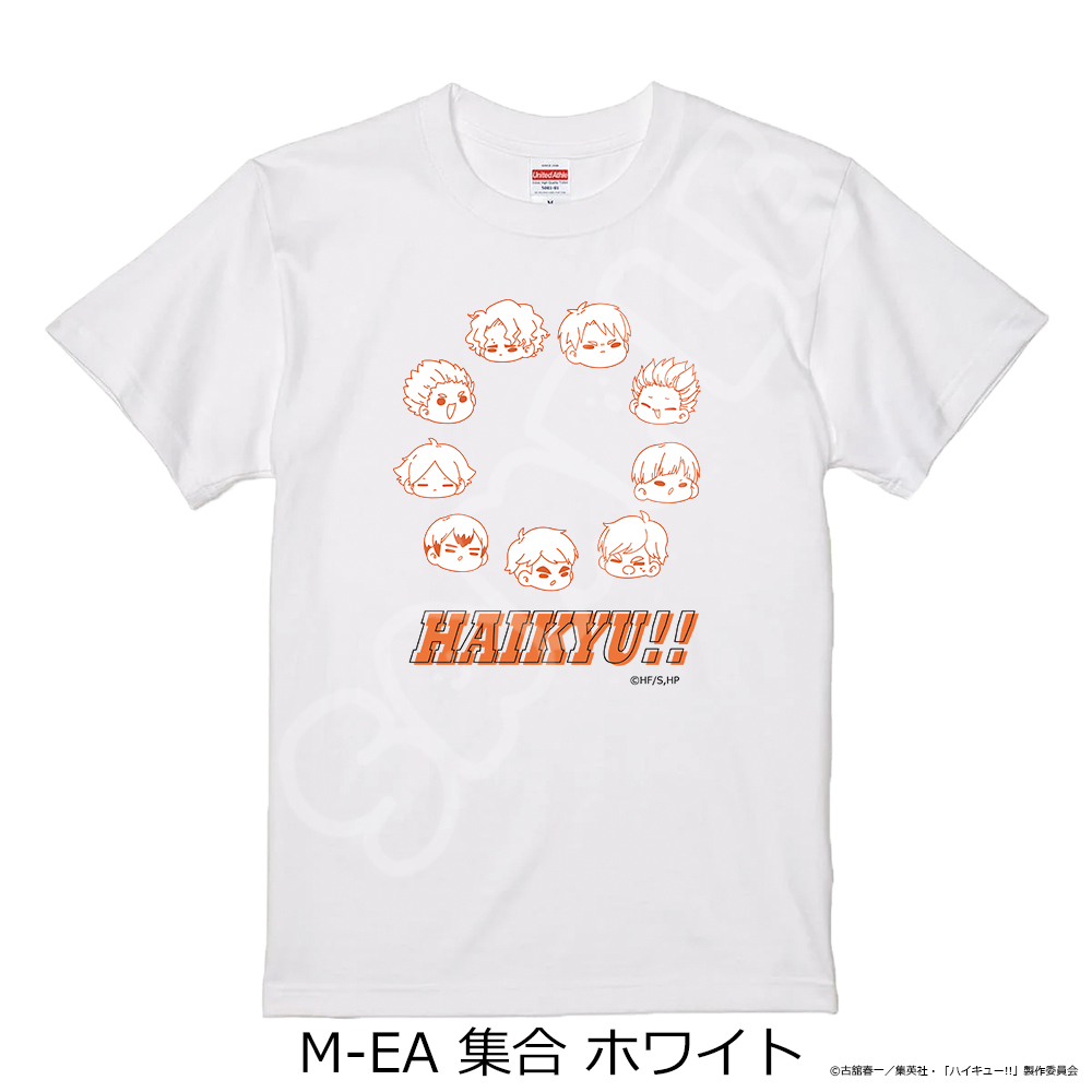 「ハイキュー!!」第11弾 Tシャツ M-EA(集合) ホワイト Sサイズ 画像 3 | AniSmile