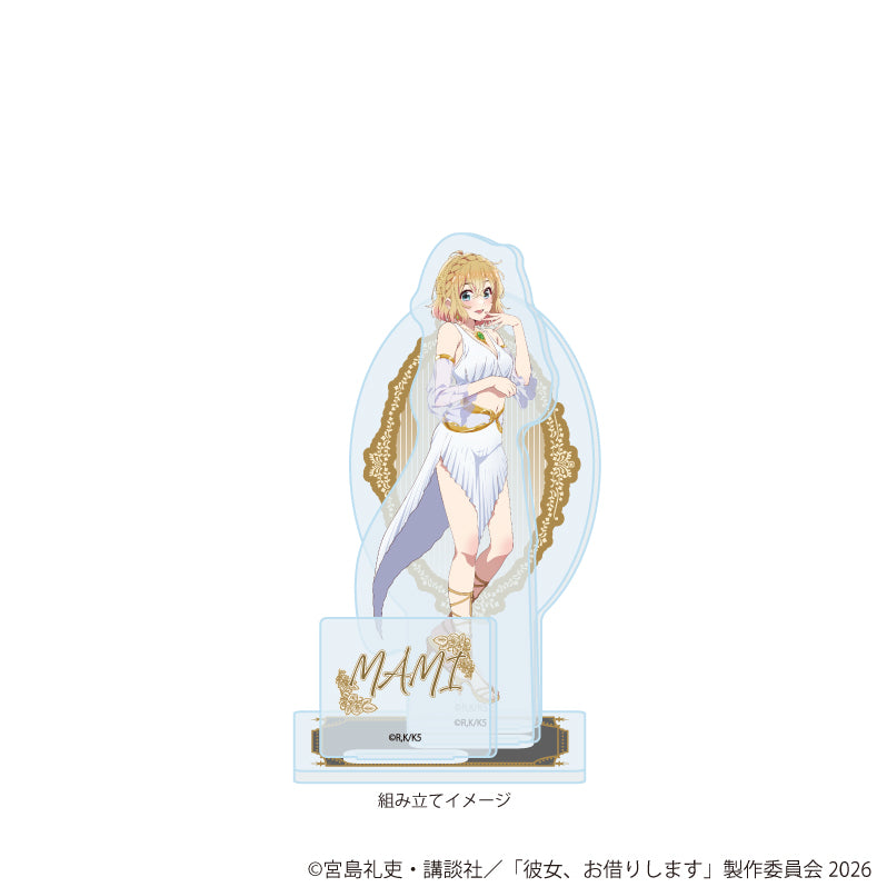 アクリルスタンドプレート「TVアニメ『彼女、お借りします』」29/七海麻美 女神ver.(描き下ろしイラスト) 画像 2 | AniSmile