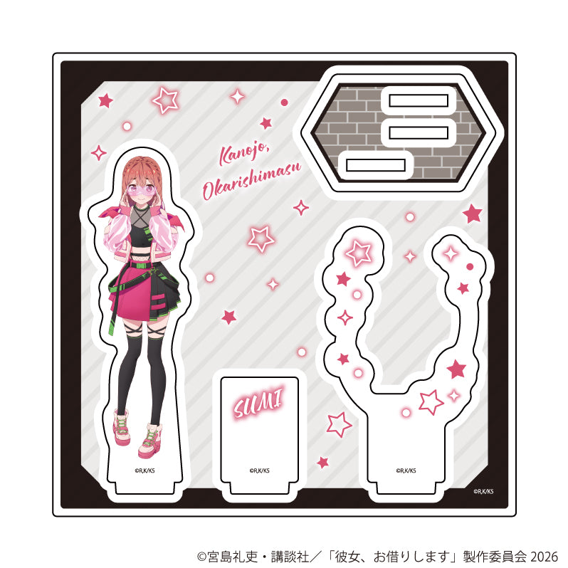 アクリルスタンドプレート「TVアニメ『彼女、お借りします』」26/桜沢 墨 サイバーネオンver.(描き下ろしイラスト) - 公式商品画像 | AniSmile
